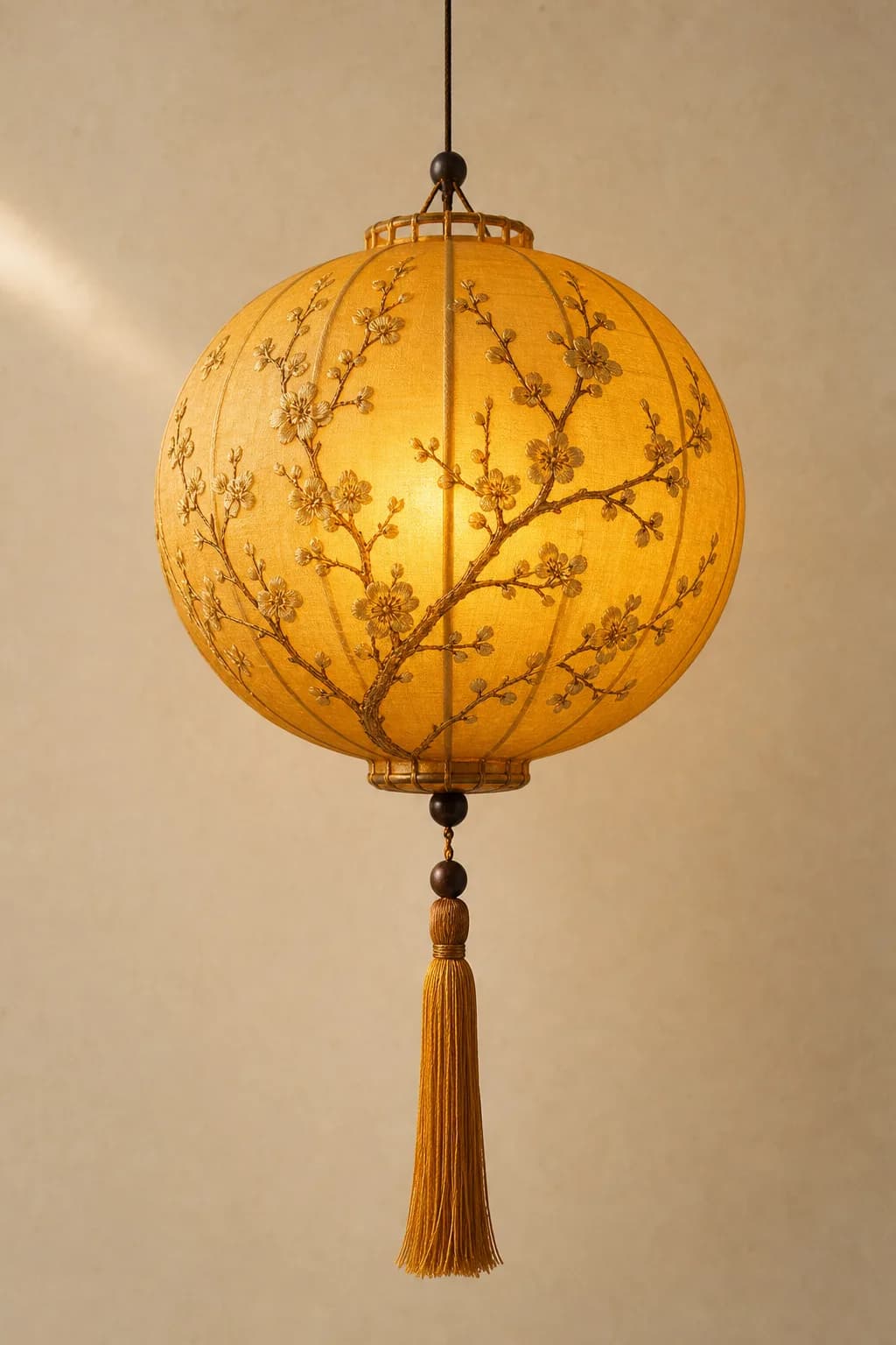 Đèn lồng lụa Hội An thêu tay